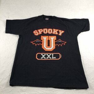 Vintage 1993 Spooky U XXL Batwing Halloween Glow Dark XL Shirt Single Stitch